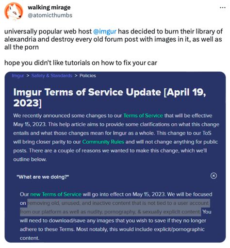 imgur to or sexually explicit content|[Mature Content] r/Lamia on Reddit: Imgur about to BAN ALL。